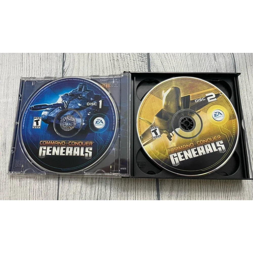 Command & Conquer Generals Deluxe Edition Video Game, PC Game, 2003